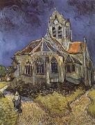 The Church at Auvers-sur-Oise (mk09) Vincent Van Gogh